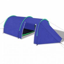 VID 4 személyes kemping sátor Sötétkék/ Zöld színben