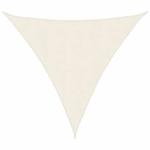  krémszínű oxford szövet napvitorla 5 x 5 x 5 m 