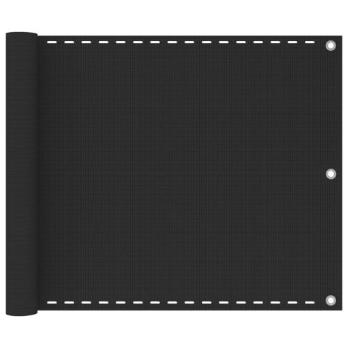  balkon napellenző HDPE 75x400 cm Antracit