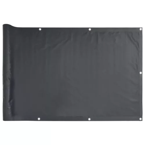 75x400 cm antracit Oxford szövetű erkély ablak sötétítő