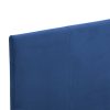 VID kék szövetkárpitozású ágykeret 180x200 cm