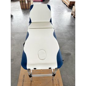   3 zónás alumínium masszázságy kék-fehér, hordtáskával 3108R - B ÁRU