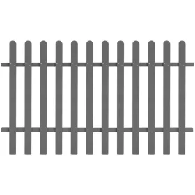  WPC léckerítés 200 x 120 cm