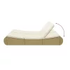  bézs polyrattan napozóágy