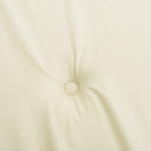  2 db krémszínű szövet magas háttámlájú székpárna 120x50x3 cm