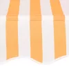  narancssárga-fehér csíkos kézzel feltekerhető napellenző 250 cm