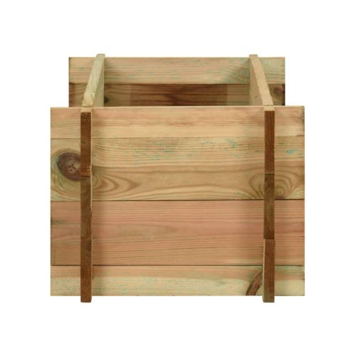  impregnált fenyőfa emelt kerti zöldségágyás 80 cm