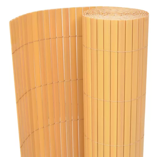  sárga kétoldalas PVC kerti kerítés 90 x 300 cm