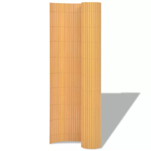 sárga kétoldalas PVC kerti kerítés 90 x 300 cm