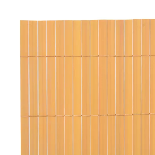  sárga kétoldalas PVC kerti kerítés 90 x 300 cm