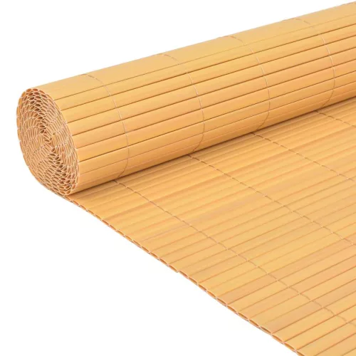  sárga kétoldalas PVC kerti kerítés 90 x 300 cm