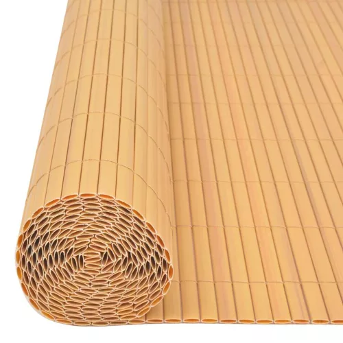  sárga kétoldalas PVC kerti kerítés 90 x 300 cm