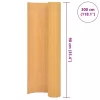  sárga kétoldalas PVC kerti kerítés 90 x 300 cm