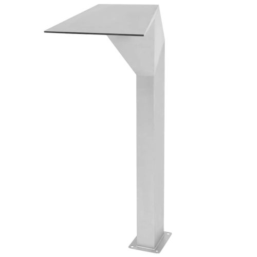  ezüstszínű rozsdamentes acél medence-szökőkút 50 x 30 x 90 cm  