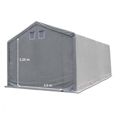 Skladišni šator 4x10m sa bočnom visinom 3m professional 550g/m2