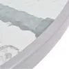 6-részes szürke kültéri acél és textilén étkezőgarnitúra