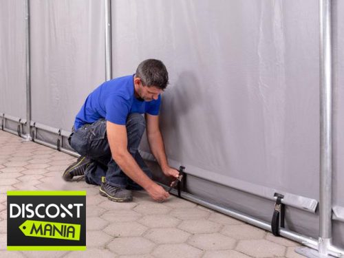 Skladišni šator 4x6m sa bočnom visinom 3m professional 550g/m2