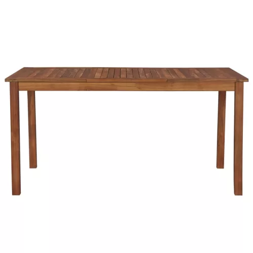  tömör akácfa kerti asztal 150 x 90 x 74 cm