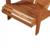  tömör akácfa kerti Adirondack szék lábtartóval