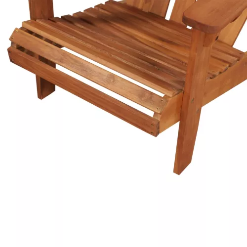  tömör akácfa kerti Adirondack szék lábtartóval