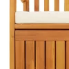  tömör akácfa kerti XL tárolópad 120 x 63 x 84 cm