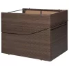  barna polyrattan napozóágy párnával