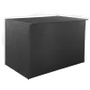  fekete polyrattan kerti tárolóláda 150 x 100 x 100 cm