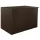  barna polyrattan kerti tárolóláda 150 x 100 x 100 cm