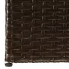  barna polyrattan kerti tárolóláda 150 x 100 x 100 cm