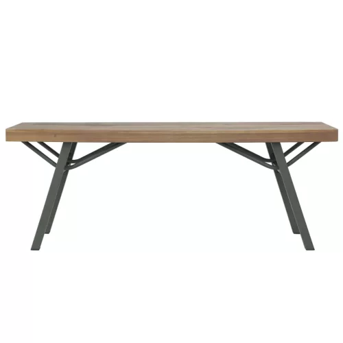  tömör akácfa kerti pad 120 cm