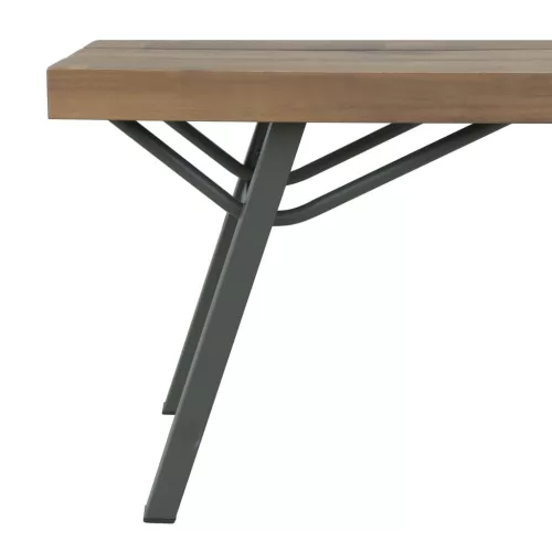  tömör akácfa kerti pad 120 cm