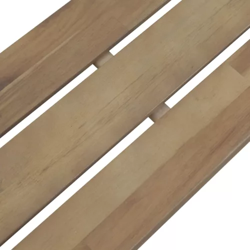  tömör akácfa kerti pad 120 cm