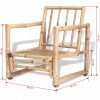 VID 2 darab bambusz kerti szék 60 x 65 x 72 cm