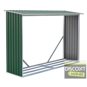 EPT Tüzifatároló 181 - 242 x 75 cm, zöld