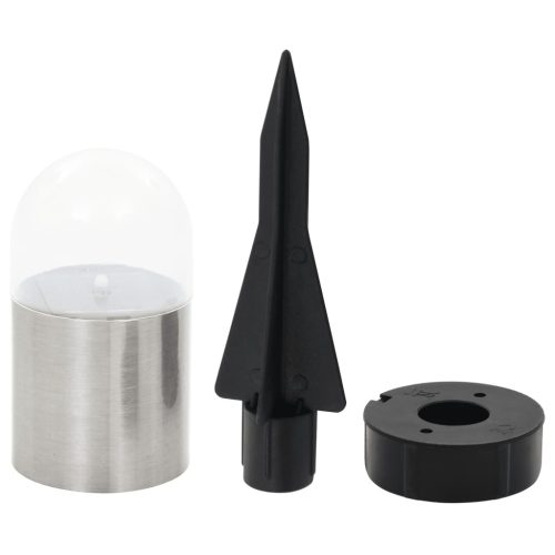  12 db fehér napelemes talajba szúrható LED-lámpa