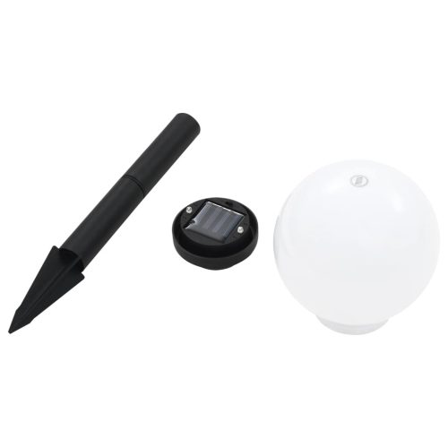  4 db napelemes kültéri LED gömblámpa, 15 cm RGB