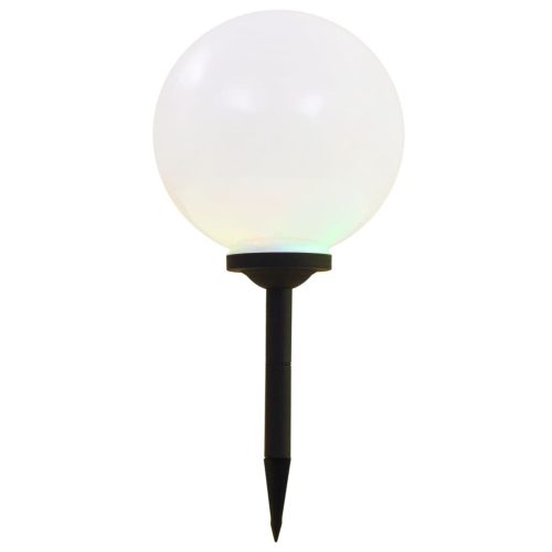  2 db napelemes kültéri LED gömblámpa, 30 cm RGB