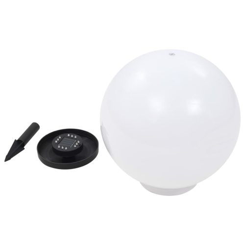  napelemes kültéri LED gömblámpa, 40 cm RGB