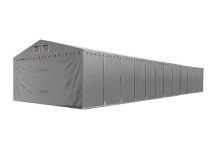   TP Raktársátor 5x24m professional 2,6m oldalmagassággal, szürke 550g/m2