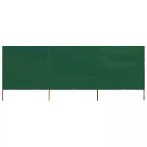  zöld szövet 3-paneles szélellenző 400 x 120 cm