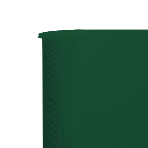  zöld szövet 3-paneles szélellenző 400 x 120 cm