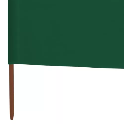  zöld szövet 3-paneles szélellenző 400 x 120 cm