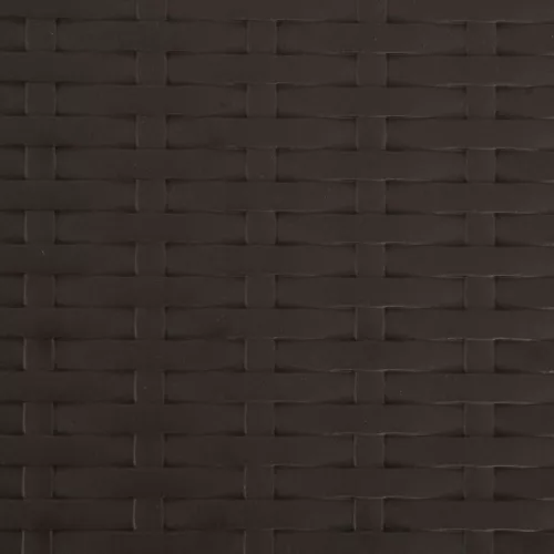  2 db barna összecsukható acél és HDPE kerti szék