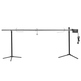    automatikus motoros rozsdamentes acél grillnyárs 207x45x81 cm  