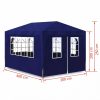 VID 3x4 m sátor - kék