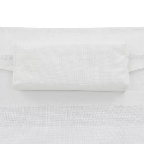  fekete polyrattan napozóágy párnával