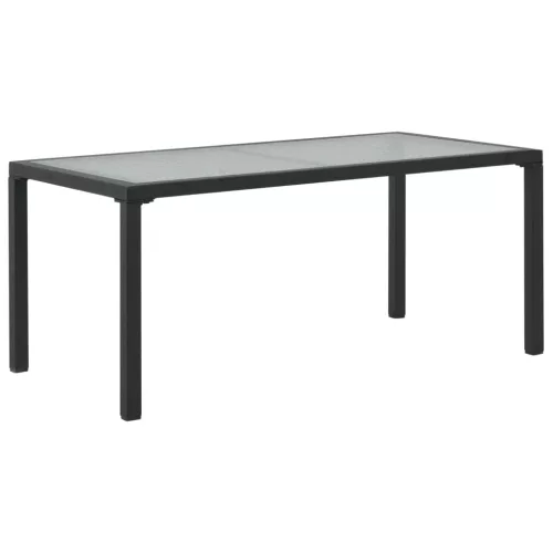  3-részes szürke polyrattan kerti bútorszett párnákkal