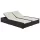  fekete kétszemélyes polyrattan napozóágy