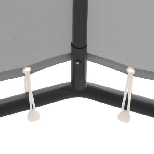  antracitszürke pavilon 4 x 4 m