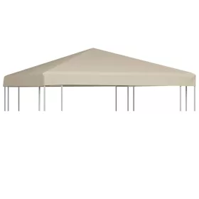  bézs pavilon tetőponyva 310 g/m² 3 x 3 m